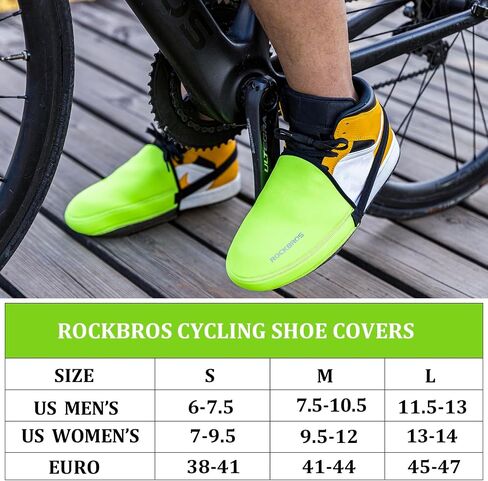ROCKBROS الدراجات حذاء تو يغطي الطقس البارد دراجة الجرموق الحرارية دراجة حذاء واقي أصابع القدم غطاء كيفلر للرجال والنساء in Kuwait