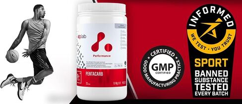 ATP LAB Pentacarb 1.1kg Powder 40-Servings - Unflavoured, Carbohydrate and Electrolyte, Energy and Endurance, Ideal for Post-Workout Recovery, Easy Mixing Formula for Active Lifestyles in Saudi Arabia