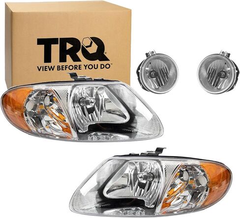 طقم الإضاءة TRQ CH2502129 CH2503129 CH2592126 CH2592137 متوافق مع 2005-2007 كرايسلر تاون آند كانتري دودج كارافان جراند كارافان in Saudi Arabia