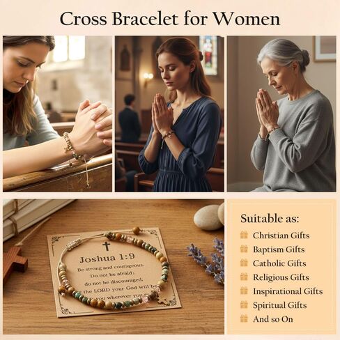 Cross Bracelet for Women Christian Gifts Jesus Bracelets Christian Bracelets Baptism Favors Catholic Gifts in Saudi Arabia