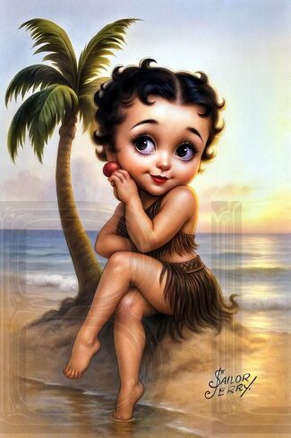 Sailor Jerry Betty Boop 11x14 Photo Print in Saudi Arabia