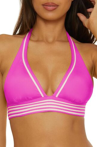 Trina Turk Women's Monaco Halter Bikini Top, Adjustable, Tie Back, Swimwear Separates in Saudi Arabia