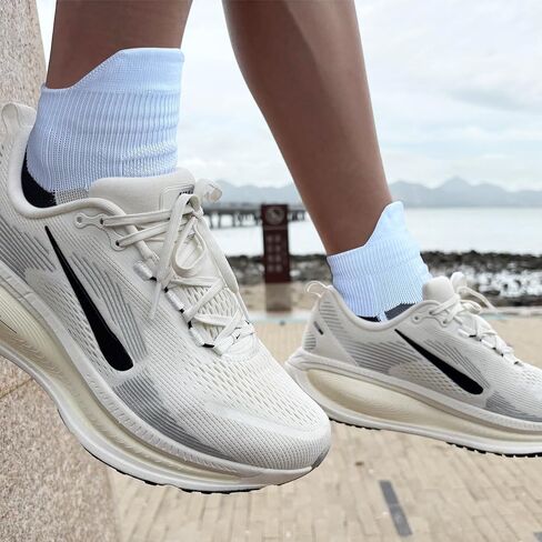 DEESEEUS Ankle Socks Athletic Running Low Cut Cushioned Anti-Blister Tab Sports Socks for Men Women 6 Pairs in Saudi Arabia