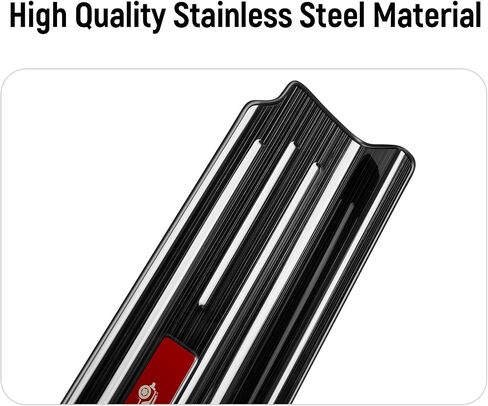 4PCS Door Sill Guards for Jeep 2018-2025 Wrangler JL JLU & 2020-2025 Gladiator JT Accessories Stainless Steel Material Red Trim Door Sill Protector Black Brushed Front Rear Door Entry Guard in Kuwait