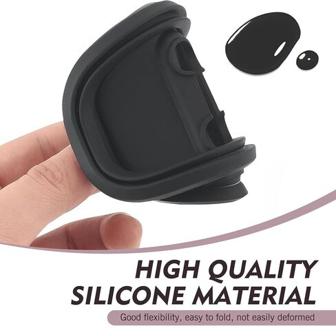 4PCS Door Latch Lock Cover, Silicone Door Latches Rust Stopper Strike Protector for Cars, Self-Adhesive Stopper Shock Absorber for Interior Auto Gate Latches, for Most Vehicles (Carbon Fiber) in Saudi Arabia
