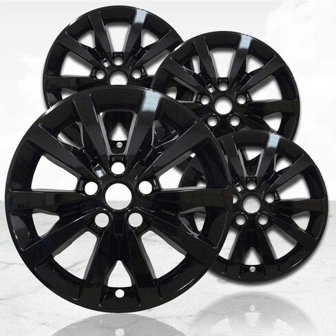 18" 4pc Gloss Black Wheel Skins (Set of 4) for Dodge Durango 2014-2022 in Saudi Arabia
