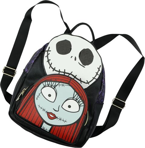 Disney The Nightmare Before Christmas Mini Backpack Jack Skellington and Sally Small Bag Purse for Women Teen and Girls in Saudi Arabia