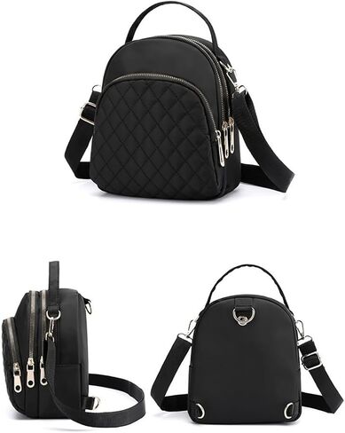Women Small Backpack Purse Quilted Mini Daypack for Women Trendy Bookbag in Saudi Arabia