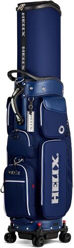 HELIX-Golf Golf Cart Bag, Easy to Carry, Retractable Golf Club Cart Bag with Locking Wheels Chassis and Latest Integrated Handgrip. in Kuwait