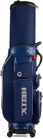 HELIX-Golf Golf Cart Bag, Easy to Carry, Retractable Golf Club Cart Bag with Locking Wheels Chassis and Latest Integrated Handgrip. in Kuwait