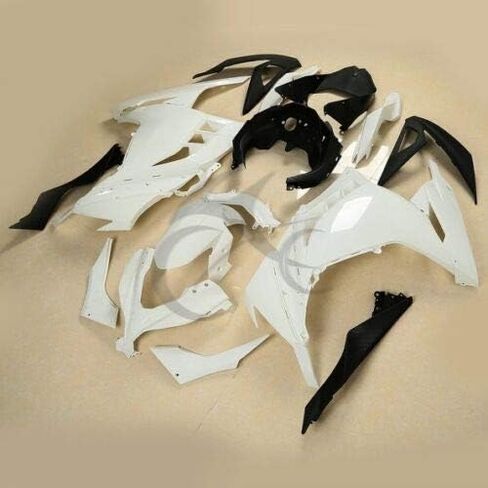 TCT-MOTORPARTS Unpainted White Fairing Bodywork Fits for Suzuki GSXR600 GSXR750 2000 2001 2002 2003 in Saudi Arabia