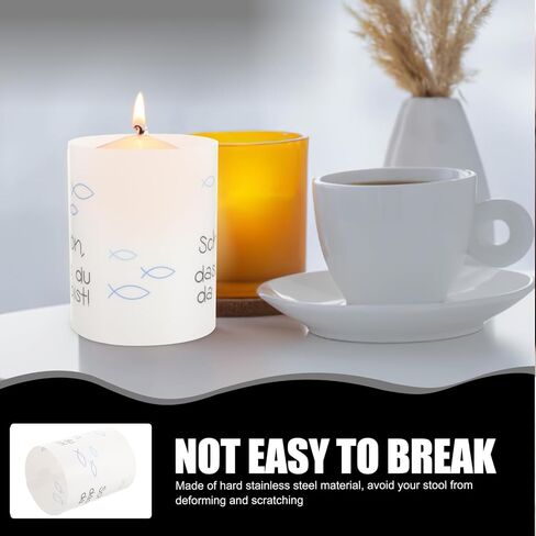 Healifty 8pcs Plastic Candle Covers Decorative Open-ended Candle Tube Shades for Holders in Saudi Arabia