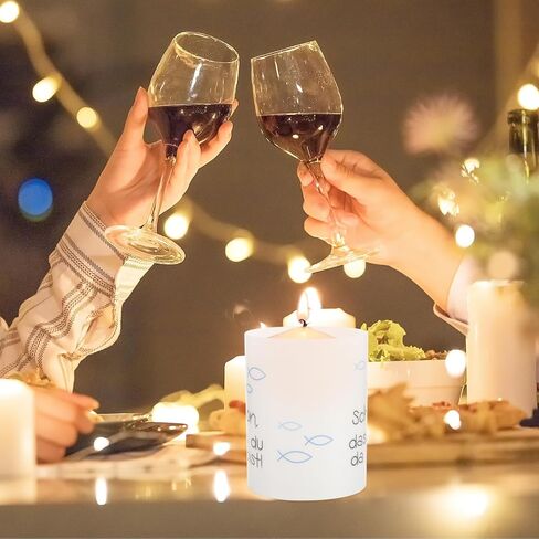 Healifty 8pcs Plastic Candle Covers Decorative Open-ended Candle Tube Shades for Holders in Saudi Arabia