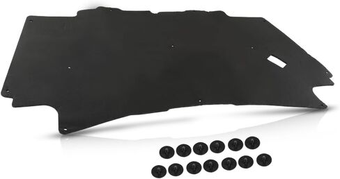 CROSSDESIGN Hood Insulation Pad 1/2" Heat Blanket & Clips Compatible with Dodge Ram 1500 2002-2008/ Fit Dodge Ram 2500 3500 2003-2009 Black in Saudi Arabia