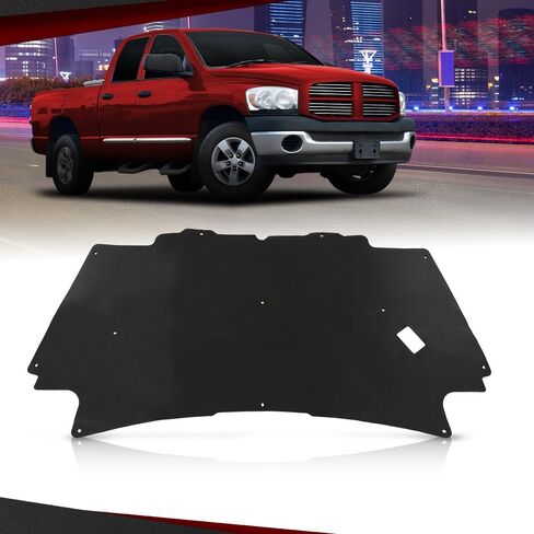CROSSDESIGN Hood Insulation Pad 1/2" Heat Blanket & Clips Compatible with Dodge Ram 1500 2002-2008/ Fit Dodge Ram 2500 3500 2003-2009 Black in Saudi Arabia
