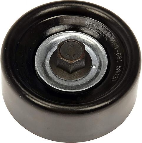 KarParts360 For Chevy Equinox 2005 06 07 08 2009 بكرة المهمل | الصلب | نوع الحزام السربنتيني | أسود | 17 ملم القطر الداخلي | سماكة المادة 2 ملم | 1 فتحة تركيب | 12563097 in Saudi Arabia