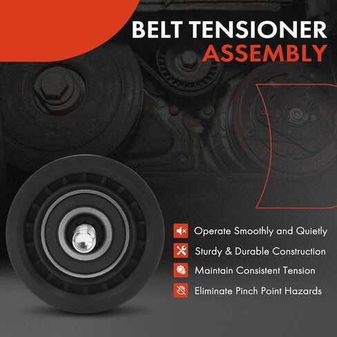 A-Premium Belt Idler Pulley Compatible with Hyundai Sonata 2010-2014, Tucson 2011-2015, Santa Fe Sport 2013-2016 & Kia Optima 2011-2015, Sorento 2014-2015, Sportage 2011-2016, Forte Koup, Forte5 in Saudi Arabia