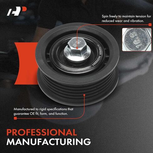 A-Premium Belt Idler Pulley Compatible with Hyundai Sonata 2010-2014, Tucson 2011-2015, Santa Fe Sport 2013-2016 & Kia Optima 2011-2015, Sorento 2014-2015, Sportage 2011-2016, Forte Koup, Forte5 in Saudi Arabia