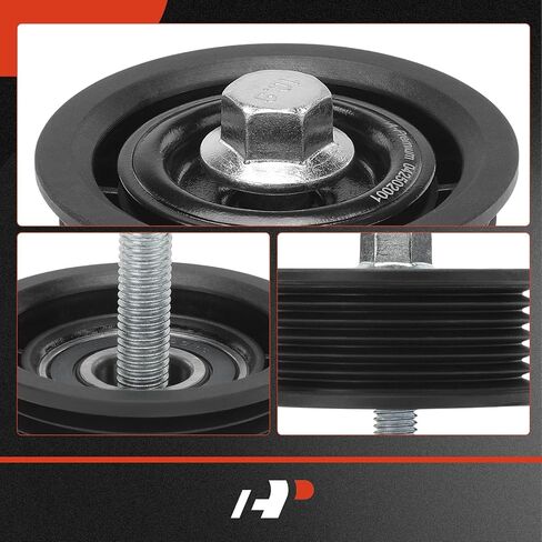 A-Premium Belt Idler Pulley Compatible with Hyundai Sonata 2010-2014, Tucson 2011-2015, Santa Fe Sport 2013-2016 & Kia Optima 2011-2015, Sorento 2014-2015, Sportage 2011-2016, Forte Koup, Forte5 in Saudi Arabia