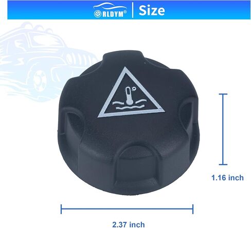 Rldym Radiator Coolant Reservoir Expansion Filler Tank Cap Cover 17132754264 17117639024 for BMW F01 F02 F03 F04 F07 F12 F13 F39 F48 E70 E71 E72 I01 and More Series in Saudi Arabia