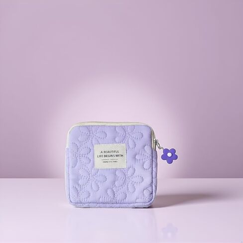 حقيبة يد صغيرة من Jowxsx باللون الأرجواني Frogued حقيبة سفر مدمجة حقيبة سفر أنيقة للسيدات صغيرة لمستحضرات التجميل وحقيبة عملات معدنية وسحاب للإغلاق خفيفة الوزن ومحمولة لتخزين الملحقات والحقائب والحقائب in Saudi Arabia