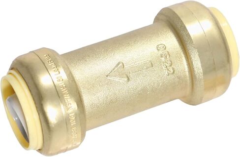 1 Piece XFITTING 1" x 1" Push Fit Check Valve, Certified to NSF ANSI61, Brass, Plumbing Fitting for Copper, Pex, CPVC, 1 Pack in Saudi Arabia