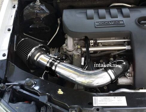 مدخل هواء أداء INTAKEKAI (متوافق مع موديلات 2008-2012 CHEVROLET MALIBU 2.4 2.4L LS LT LTZ DOHC) (لن يناسب الموديلات مع حقن الهواء) (أسود) in Kuwait