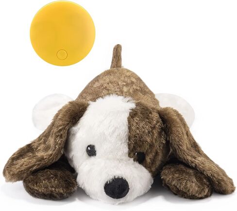 Puppy Toy Heartbeat Toy, Puppy Heartbeat Toy for Dog Anxiety Relief and Calming Aid, Heartbeat Stuffed Anima for Puppy Sleep Aid Crate Training Comfort, Puppy Essentials in Saudi Arabia