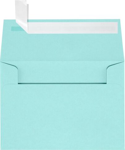 LUXPaper A1 Invitation Envelope in 80 lb Silver Metallic for 3 1/2 x 4 7/8 Cards, Printable Envelopes for Invitations, with Peel and Press, 50 Pack, Envelope Size 3 5/8 x 5 1/8 (Silver) in Kuwait
