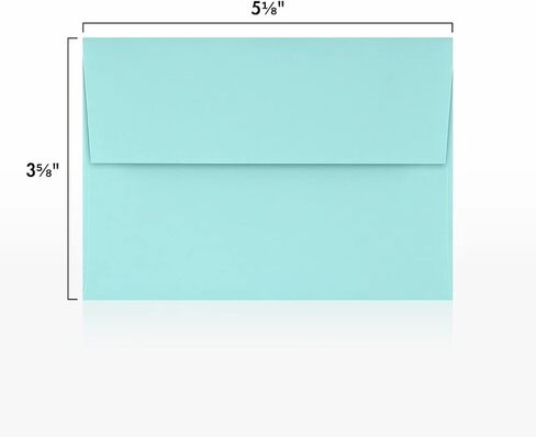 LUXPaper A1 Invitation Envelope in 80 lb Silver Metallic for 3 1/2 x 4 7/8 Cards, Printable Envelopes for Invitations, with Peel and Press, 50 Pack, Envelope Size 3 5/8 x 5 1/8 (Silver) in Kuwait