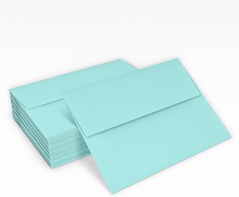 LUXPaper A1 Invitation Envelope in 80 lb Silver Metallic for 3 1/2 x 4 7/8 Cards, Printable Envelopes for Invitations, with Peel and Press, 50 Pack, Envelope Size 3 5/8 x 5 1/8 (Silver) in Kuwait