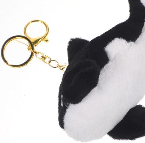 2 قطعة مجموعة سلسلة المفاتيح الفاخرة Orca الرائعة ملحقات حيوانات المحيط اللطيفة للمفاتيح وحقائب الهواتف قلادة لمحبي المحيط سلسلة مفاتيح الحوت in Saudi Arabia