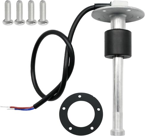 MDEOOSKY 0-90 Ohm Fuel Sending Unit, 6"/150mm Waterproof Water Level Gauge Sensor, Stainless Steel Gas Water Fuel Tank Sender Sensor for Boat Marine Car RV Truck Motorcycle in Saudi Arabia