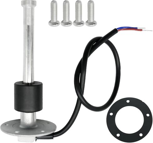 MDEOOSKY 0-90 Ohm Fuel Sending Unit, 6"/150mm Waterproof Water Level Gauge Sensor, Stainless Steel Gas Water Fuel Tank Sender Sensor for Boat Marine Car RV Truck Motorcycle in Saudi Arabia