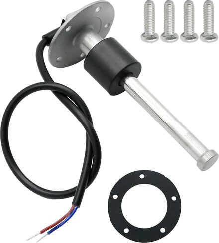 MDEOOSKY 0-90 Ohm Fuel Sending Unit, 6"/150mm Waterproof Water Level Gauge Sensor, Stainless Steel Gas Water Fuel Tank Sender Sensor for Boat Marine Car RV Truck Motorcycle in Saudi Arabia