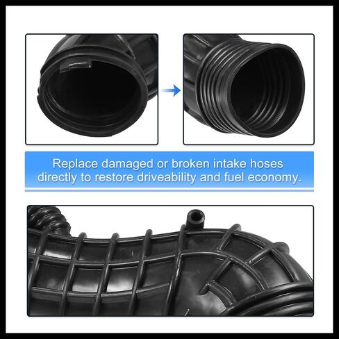 محرك خرطوم آخذ للهواء الأنابيب أنبوب رقم 13543412292 لسيارات BMW X3 2003/09-2006/07 E83 3.0i XDrive 2979 170 KW 231 PS مادة متينة in Saudi Arabia