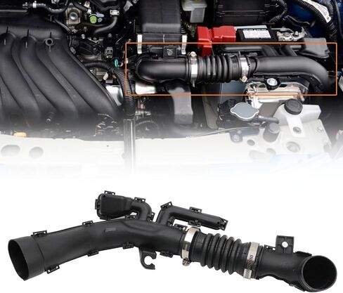 XQSMWF Air Intake Duct Pipe Compatible with Nissan Versa Note 1.6L l4 GAS 2013-2019# 16554-9KA0B 165549KA0B Engine Air Cleaner Intake Duct Resonator in Saudi Arabia