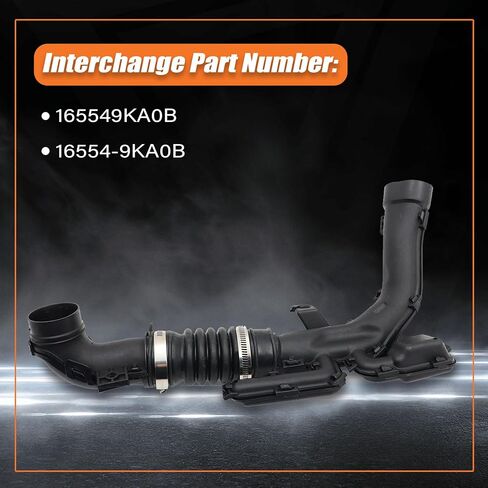 XQSMWF Air Intake Duct Pipe Compatible with Nissan Versa Note 1.6L l4 GAS 2013-2019# 16554-9KA0B 165549KA0B Engine Air Cleaner Intake Duct Resonator in Saudi Arabia