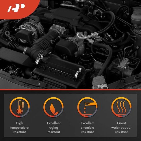 خرطوم مدخل منقي هواء المحرك A-Premium مع مشابك متوافق مع Toyota Tacoma 1995-2004، 4Runner 1996-2000، T100 1994-1998 in Kuwait