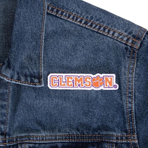 Desert Cactus Clemson University Patch – Embroidered Iron On/Sew On Applique for Blazers, Jackets, Backpacks, Bags, Hats & Tactical Gear – Clemson Tigers (Patch - Design B) in Saudi Arabia