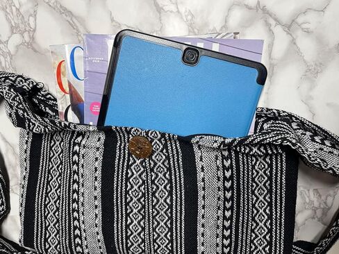 حقيبة كروس هيبي منسوجة - حقيبة كتف هوبو سلينغ - محفظة ماسنجر بوهو من القطن التايلاندي - متوسطة in Kuwait