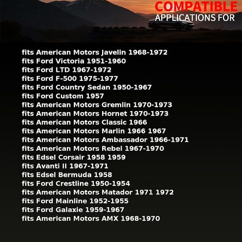 Manual Transmission Seal Rear fits Ford F-250,F-350 1964 1965 1966 1967 1968 1969 1970 1971 1972 1973-1987 fits American Motors American, AMX, Ambassador 1958-1971 1 Piece in Saudi Arabia