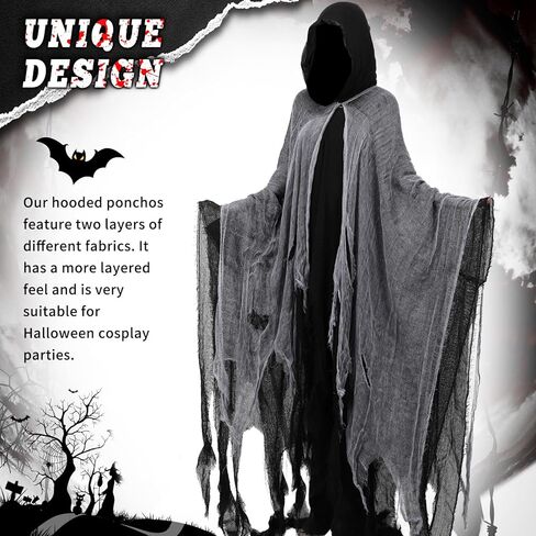 Grim Reaper Cloak With Hood Black Medieval Renaissance Cloak Ghost Cape Halloween Cosplay Witch Wizard Demon Vampire Costume in Kuwait
