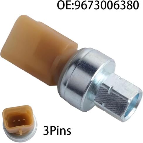 AC Pressure Sensor Switch Compatible with Peugeot for 208 2008 307 308 3008 407 408 508 82CP3206 9673006380 Air Conditioning Pressure Sensor A/C Pressure Sensor Switch in Saudi Arabia