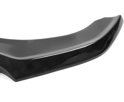 FREEMOTOR802 مصد أمامي للشفاه مقسم لسد الهواء، يناسب موديلات 2020-2023 Dodge Charger Widebody، IKON V4 Style Gloss Black PP 1PC Underbody Front Lip Spoiler واقي حماية سفلي in Saudi Arabia