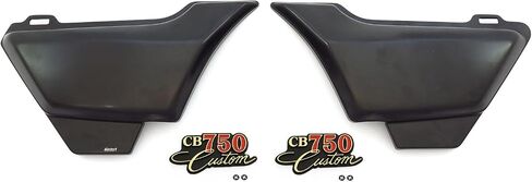 Side Cover Kit w/Emblems - Fits Honda CB750C Custom - 1980-1982 - Left & Right Panels in Saudi Arabia