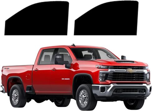 صبغة سيراميك مسبقة القطع لسيارة Chevy Silverado 3500 4 أبواب 2020-2025 لمنع أكثر من 99% من الأشعة فوق البنفسجية الضارة بسمك 2 مل من درجة المتجر تستخدم رفضًا فائقًا للحرارة، لمسة نهائية احترافية (20% الكل) in Kuwait