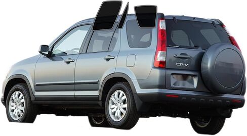 طبقة تظليل النوافذ مسبقة التقطيع من AUTOTEK، جميع جوانب السيارات، حماية من أشعة الشمس، الخصوصية، زجاج مضاد للكسر، طبقة مزدوجة 05%، مجموعة تظليل ملونة لهوندا CRV 2002-2006 in Kuwait