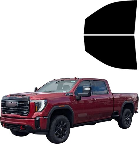 مجموعة ألوان كربون نانو مسبقة القطع لشاحنة GMC Sierra 3500 4 DR 2020-2025 للسائق والركاب التي تعمل بنظام Windows مقطوعة لتناسب نظام Windows الخاص بك.. (15% الكل) in Kuwait