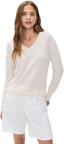 White & Warren Women's Cashmere V Neck in Saudi Arabia